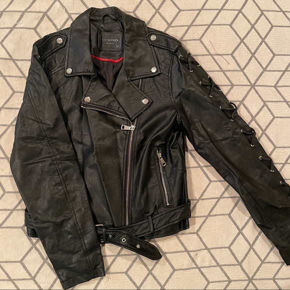 Ci Sono Jackets & Blazers - Faux Leather Jacket